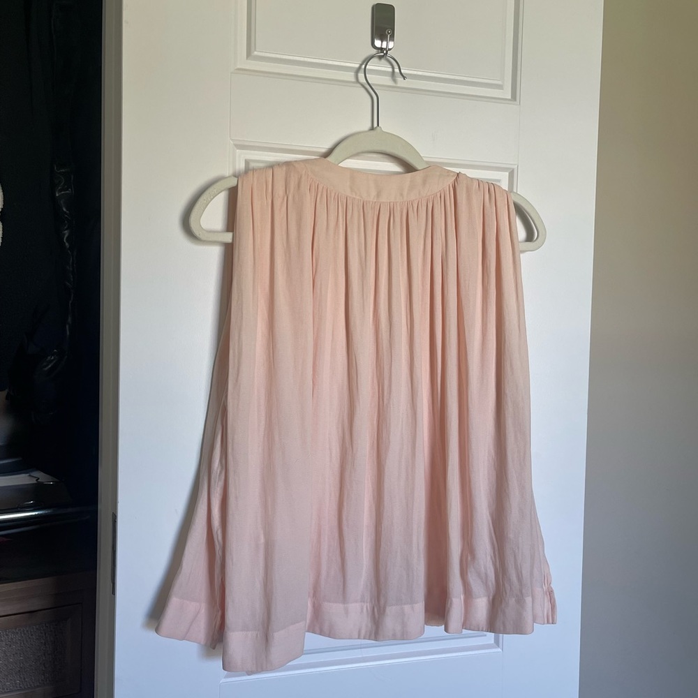 Free People flowy pink vneck tank - Picture 5 of 8